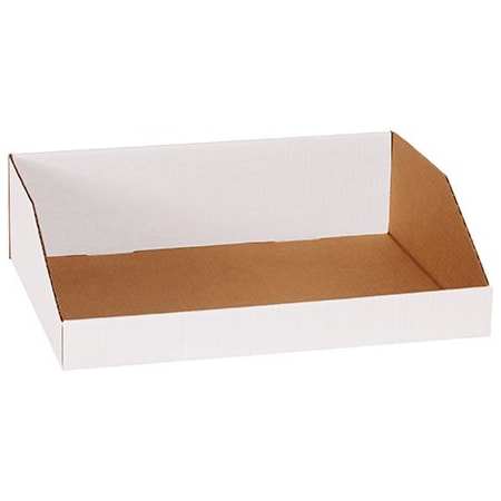 Bsc Preferred 16 x 12 x 4-1/2'' White Bin Boxes, 50PK BUY00032192